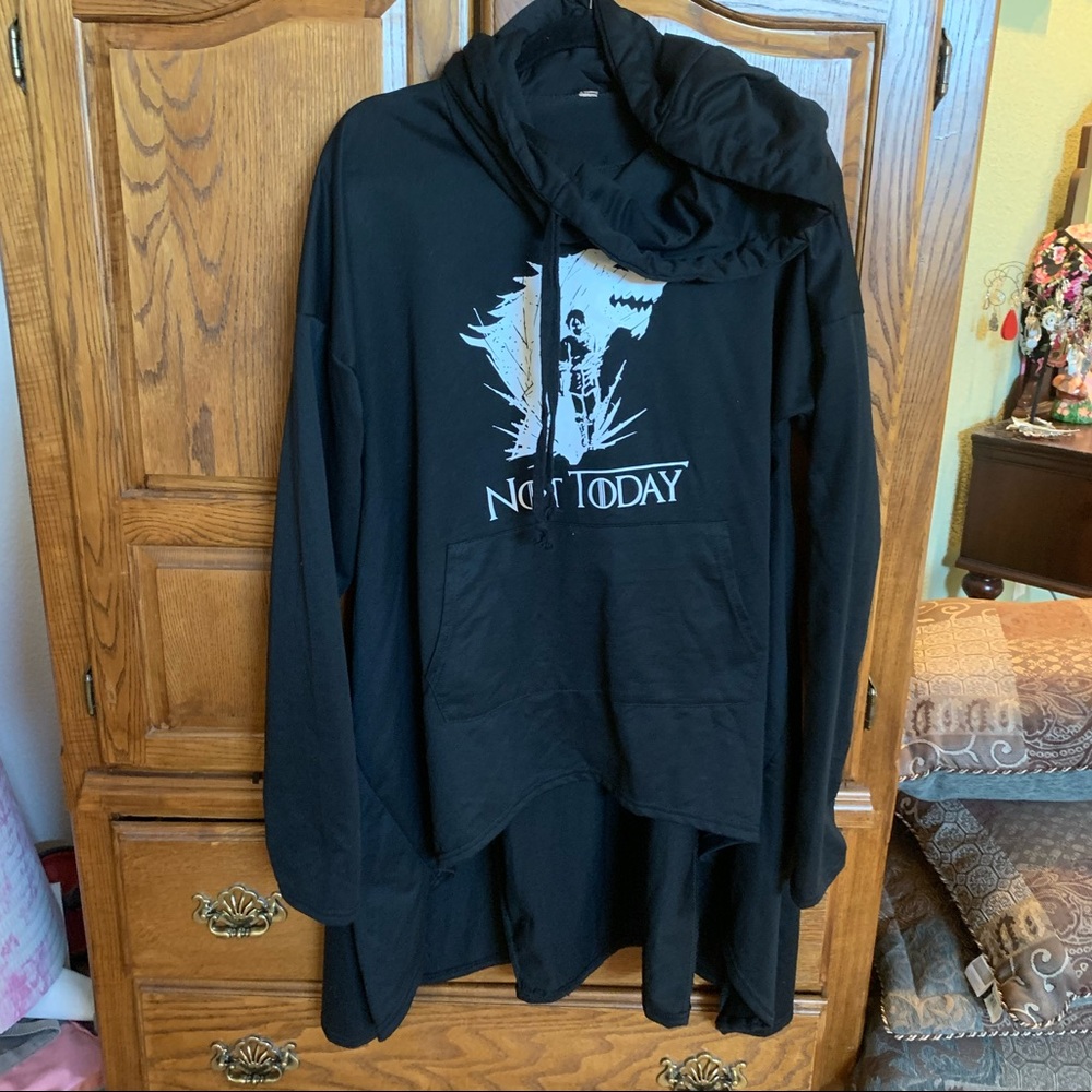 GOT Black High-Low Hoodie